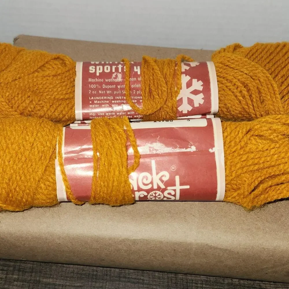 Vintage jack frost yarn lot